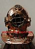 Person diving helmet