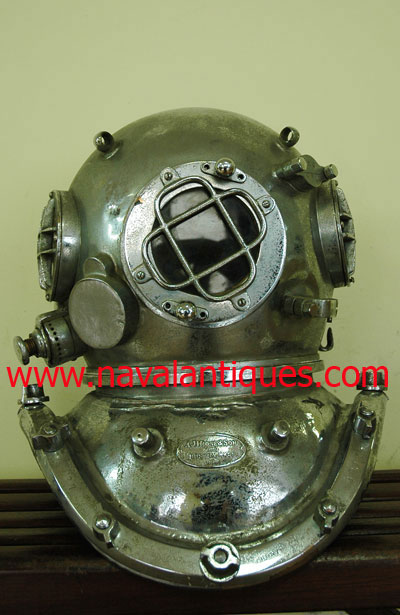 Escafandra Cromada comercial AJ Morse / AJ Morse Divers helmets