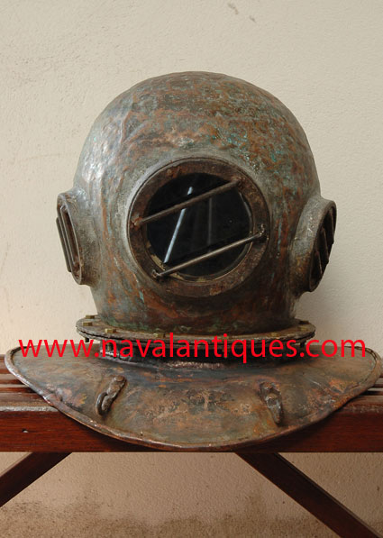 Antique brasilian shallow water helmet