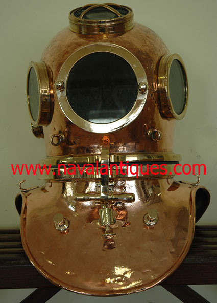 Rene Piel No Bolt Lock dive helmet