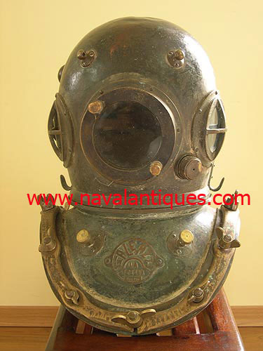 Galeazzi antique diving helmet