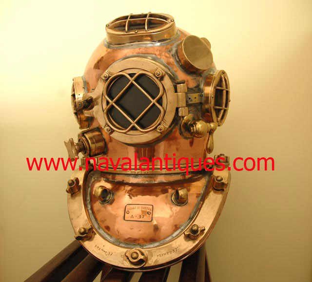 Morse diving helmet from argentine army
