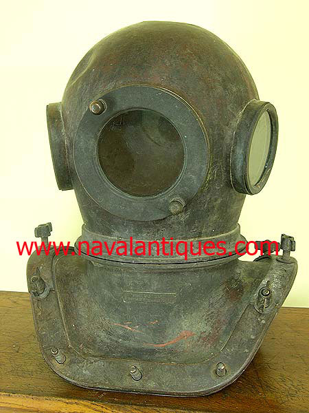 Antique russian diving helmet